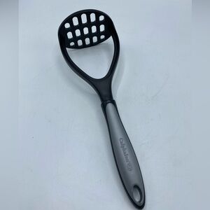 CALPHALON Black & Gray Nylon Potato Masher Smasher Kitchen Utensil 11 5/8"